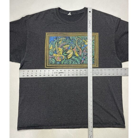 Calle Ocho Miami Music Festival 2017 Graphic T-shirt Men XXL Gray Art - Picture 10 of 10